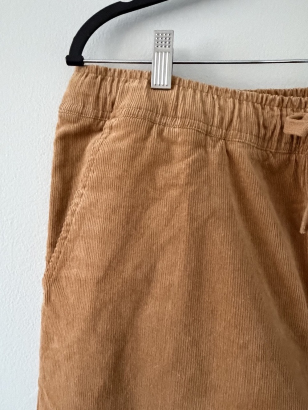 NWT Simply Southern Corduroy Pants Large Tan Camel Slim Straight Leg Pockets - Picture 9 of 13